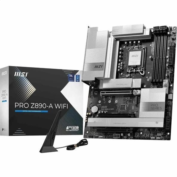 MSI Pro Z890-A Wi-Fi Intel LGA1851 DDR5 ATX Anakart Outlet ürün görseli 1