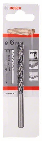 Silindir Şaft Ahşap Matkap Ucu 6*93 mm ürün görseli 1
