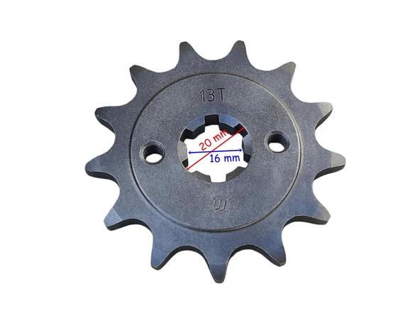Sym 250 Wolf Ön Dişli 520-13T İç 20X6 Tırnak 2 Delikli Öm ürün görseli 1