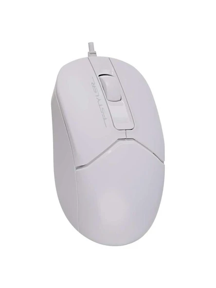 A-4 TECH FM12 BEYAZ NANO KABLOLU 1200 DPI MOUSE ürün görseli 1