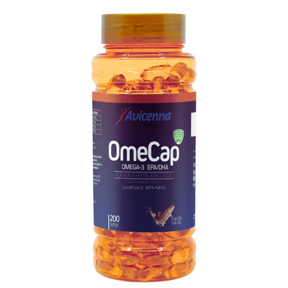 Avicenna Omecap Omega3 Epa Dha 200 Soft Jel ürün görseli 1