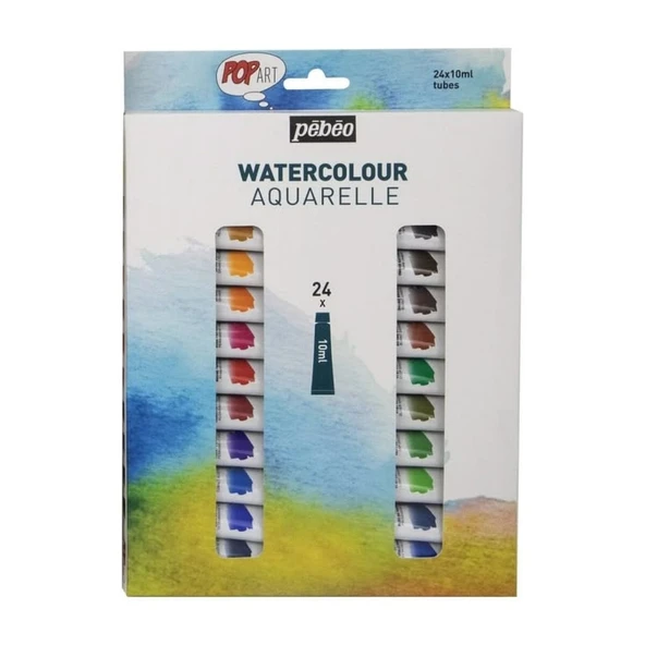 PEBEO POP ART SULU BOYA SET 24 TÜP 10ml ürün görseli 1