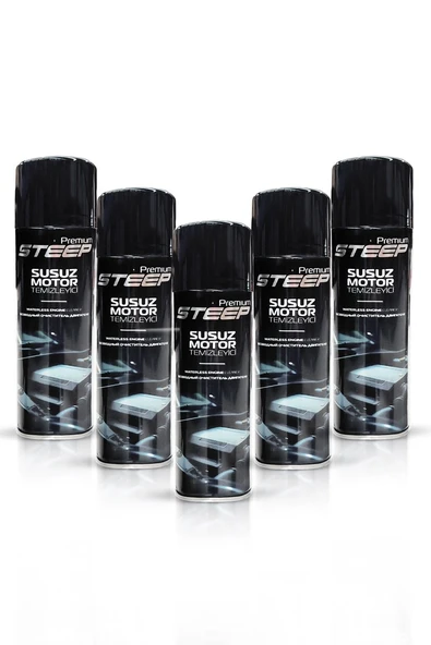 STEEP Susuz Motor Temizleyici & Parlatıcı Sprey 5 Adet 500 Ml ürün görseli 1
