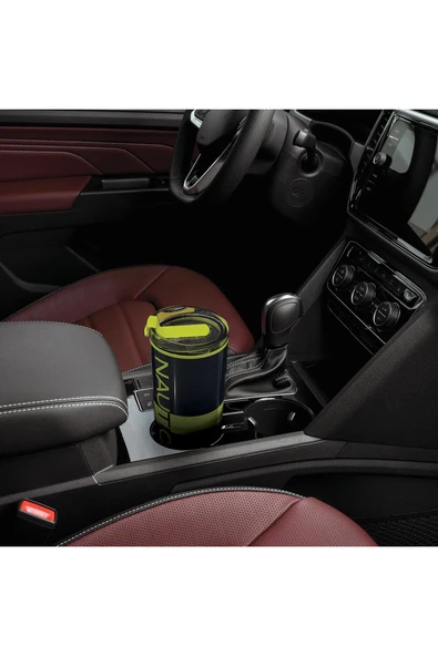 Sport Termos Paslanmaz Çelik 950ML Lacivert Lime - Resim 5