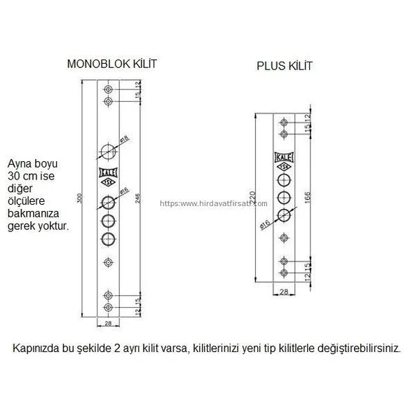 Eski kapılar için Çelik kapı güçlendirme SETİ - Resim 7