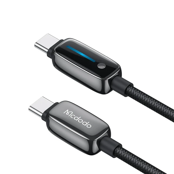 Mcdodo CA-0100 100W Typec Typec Hızlı Şarj Kablosu 1.2m-Siyah ürün görseli 1