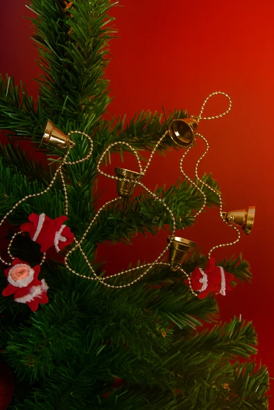 Yılbaşı Ağaç Süsü Noel Baba Zincir Süs Leva 200621 ürün görseli 1