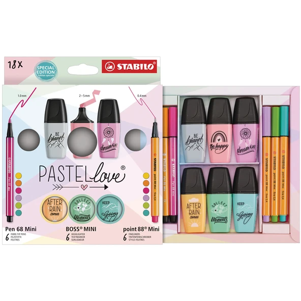 Stabilo Pastellove Mini Set 18 Li 77/5-8 ürün görseli 1