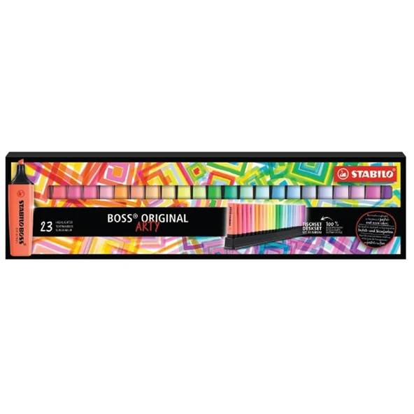 Stabilo Fosforlu Kalem Boss Orıgınal Arty 23 Lü Set 7023-01-5-20 ürün görseli 1