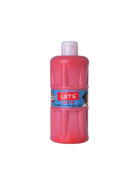 LETS AKRILIK BOYA 500 ML KIRMIZI L5303 ürün görseli 1