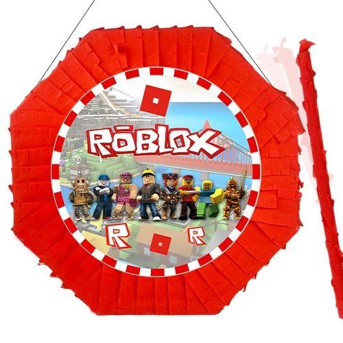 Pinyata  Roblox Temalı 42cm + Sopası Pinyata Patlatma Oyunu Doğum Günü Eğlencesi ürün görseli 1