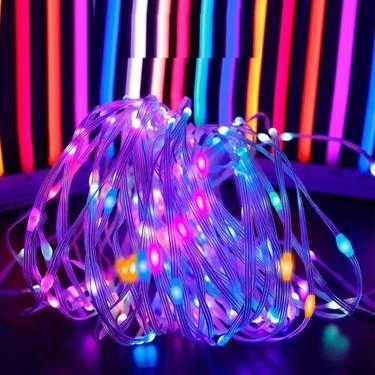 10 Metre RGB Şerit Led Işık - Kumandalı, USB Girişli, Karışık (MİX) Renkli Dekoratif Led Aydınlatma Seti ürün görseli 1