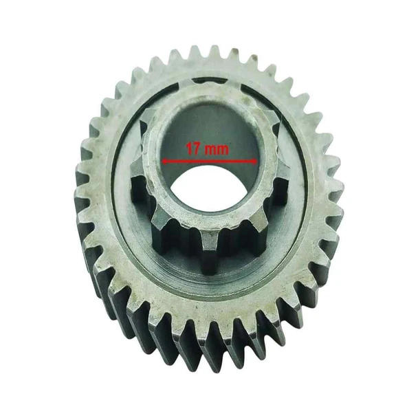 E-Yük Arabası Şan Dişlisi 36T İç 17X9 Tırnaklı Öm ürün görseli 1