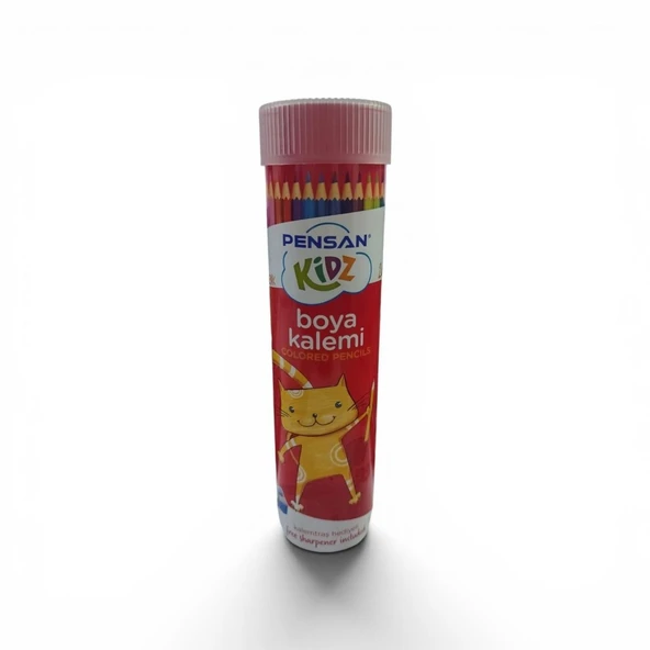 Pensan Kidz Kuruboya Tüplü 24 Renk Tam Boya Kalemi Pe98052tüp24 ürün görseli 1
