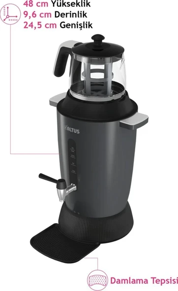 ALTUS AL 798 Semaver Çay Makinesi - Resim 2