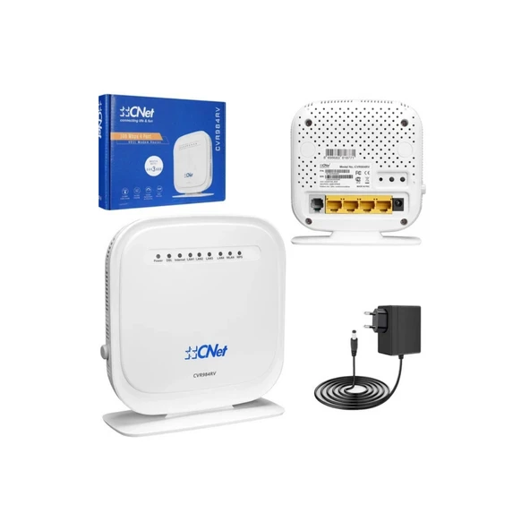 Cnet 300Mbps 4 Port Fiber Uyumlu VDSL Modem ürün görseli 1