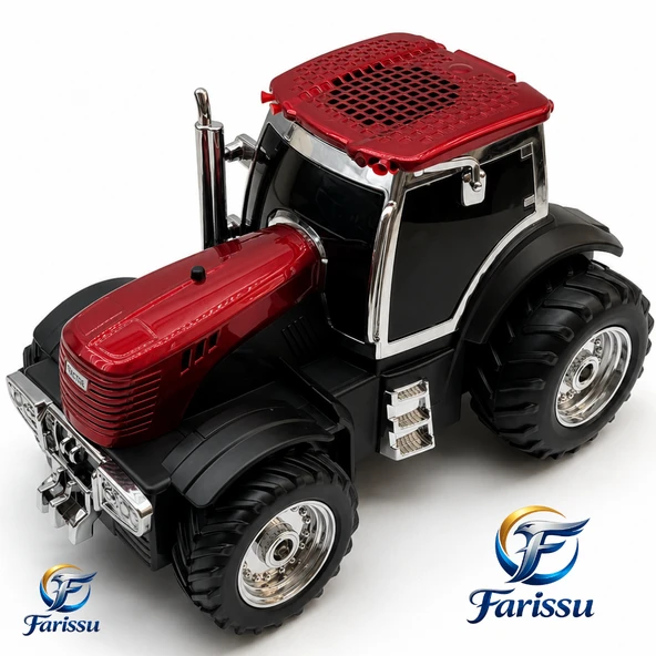 Gold Silver GS-1395 Traktör Görünümlü Bluetooth Hoparlör – 15W Güçlü Ses, FM Radyo, USB ve TF Kart Destekli ürün görseli 1