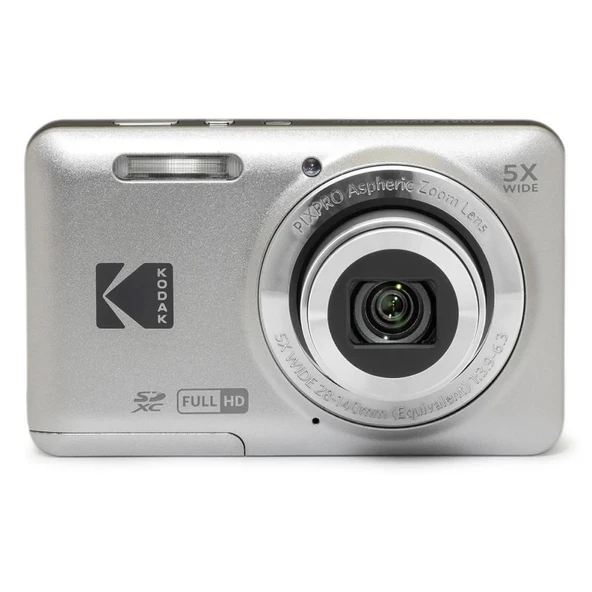 Kodak Pixpro FZ55 Dijital Fotoğraf Makinesi (Gümüş) ürün görseli 1