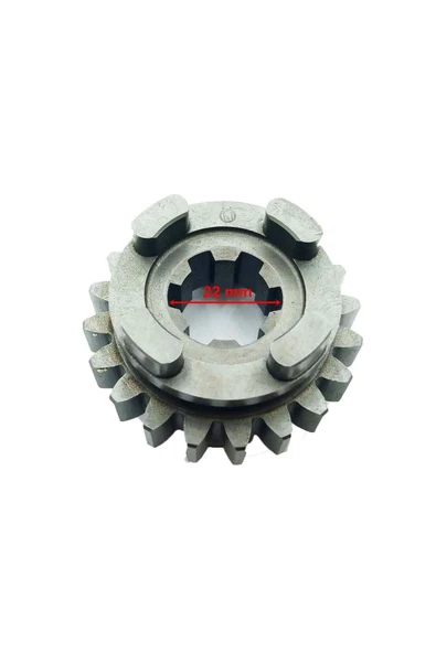 Suzuki Kanuni Tiger Uyumlu Gn250 Şanzıman Dişlisi 20T İç 22 Mm 4-4 Tırnak Öm ürün görseli 1