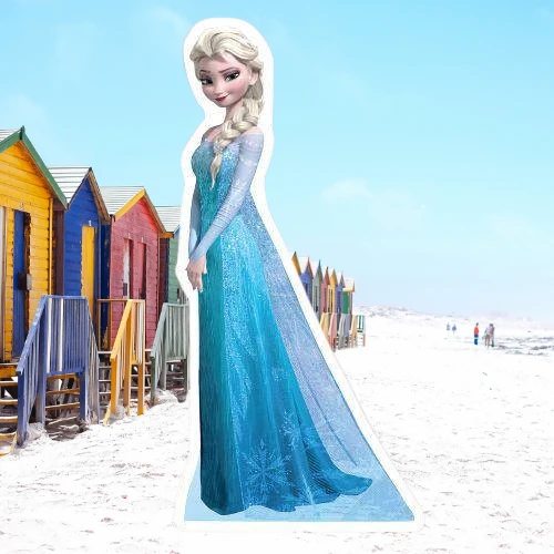 Ayaklı pano Elsa Ayaklı Pano 50 cm (frozen) Doğum Günü Masa Dekoru ürün görseli 1