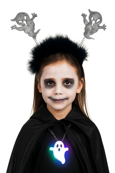 Halloween Cadılar Bayramı Taç Hayalet Simli ürün görseli 1
