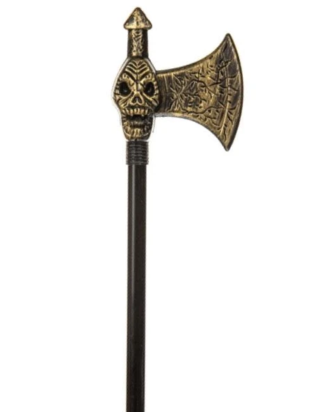 Halloween Çubuklu Eskitme Balta 55 Cm - Resim 3