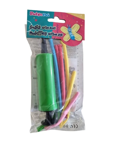 Sosis Balon Seti 1 sosis balon pompası ve 5 sos.ba ürün görseli 1