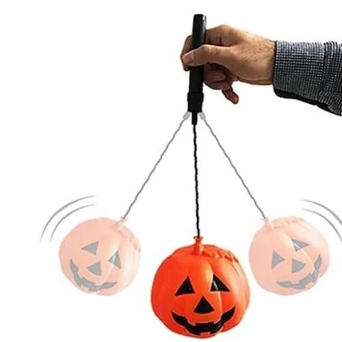 Halloween Kabak Işıklı Çubuklu Lüks 10 Cm - Resim 2