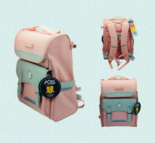 Hello Dragon Okul Çantası Model 13 Pembe CN0034 ürün görseli 1