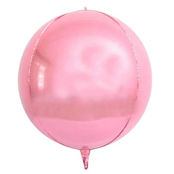 Folyo Balon 22 İnç KÜRE PEMBE ürün görseli 1