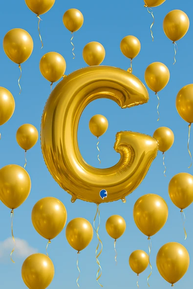 Folyo Harf G Gold 40 inç 101 Cm- grabo - Resim 3