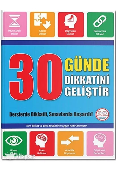 Yükselen Zeka 30 Günde Dikkatini Gelistir ürün görseli 1