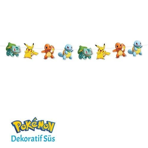 Dekoratif Banner POKEMON 15x17CM ürün görseli 1
