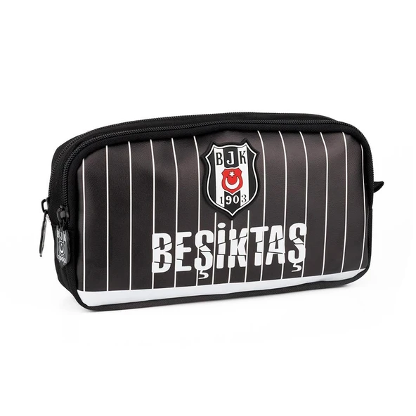 Beşiktaş İnce çubuklu Suni Der Kalem Çantası 25355 ürün görseli 1