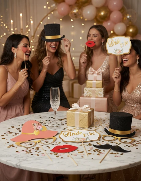 Bride To Be Konuşma Balonu 5'li Set Bekarlığa Veda Fotoğraf Aksesuarı ürün görseli 1