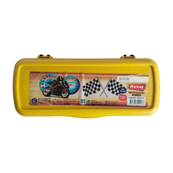 Bu-Bu Plastik Kalem Kutu 2li (413) BUBU-KL0001 - Resim 5