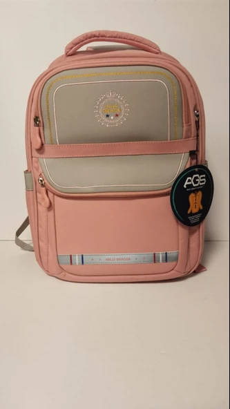 Hello Dragon Okul Çantası Model 15 Pembe CN0039 - Resim 3