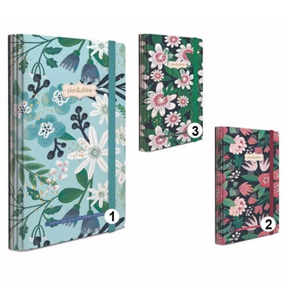 Gıpta Plan&Shine Spiralli Sert Kapak Defter Planner A5 120 Yaprak ürün görseli 1