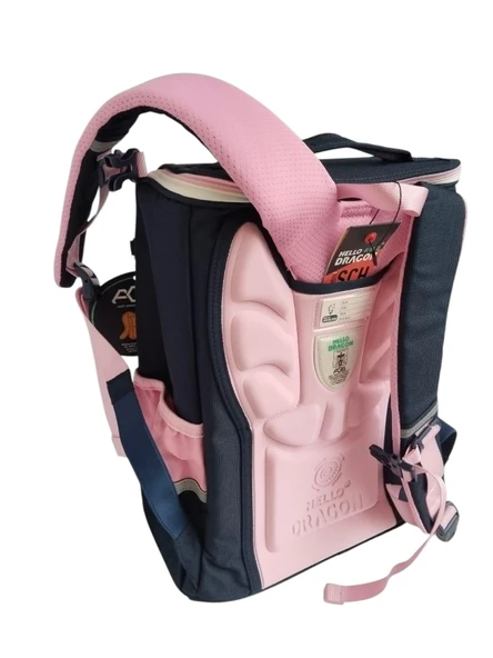 Hello Dragon Okul Çantası Model 11 Pembe CN0025 - Resim 3