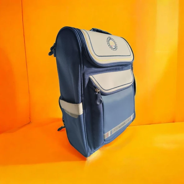 Hello Dragon Okul Çantası Model 14 Mavi CN0035 - Resim 6