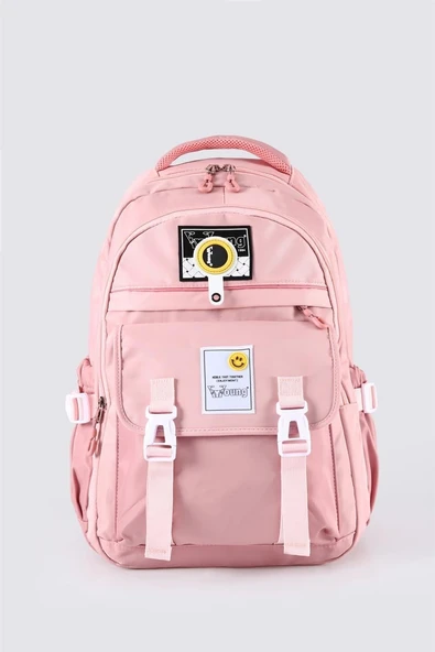 Young 51635 3 gözlü okul-srt çanta PEMBE ürün görseli 1