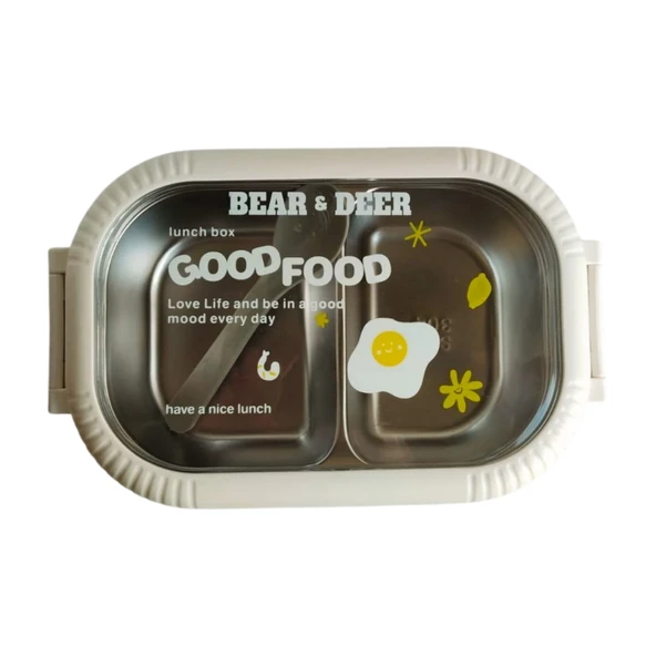 B&D Tek Katlı İki Bölmeli Çelik Beslenme KA.BES009 ürün görseli 1