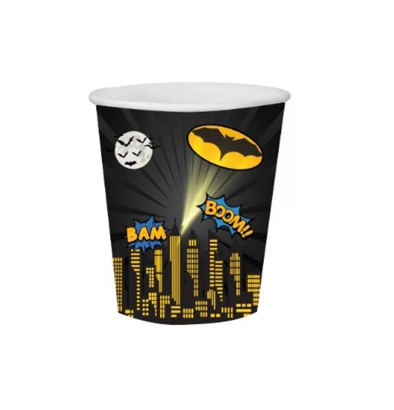 Bardak Batman yarasa 8 li ürün görseli 1