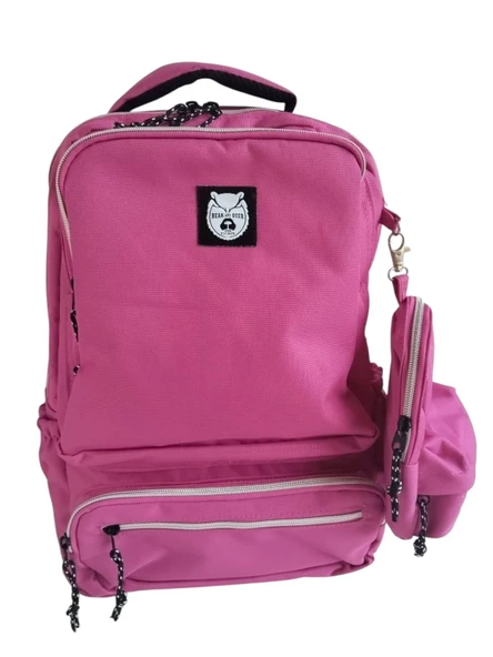 B&D Kangroo Sırt Çantası Pembe - Resim 2