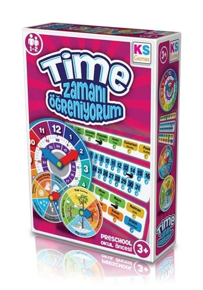 KS Zamanı Öğreniyorum - Çocuklar İçin Eğitici Saat Öğrenme Oyunu ürün görseli 1