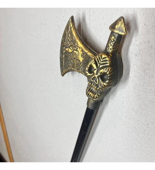 Halloween Çubuklu Eskitme Balta 55 Cm - Resim 4