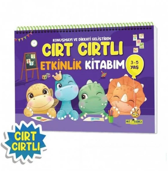 Yükselen Zeka Cırt Cırtlı Etkinlik Kitabım:3-5 yaş ürün görseli 1