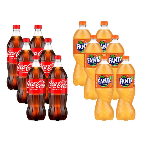 Coca-Cola - Fanta 1 lt 12 li Karma Koli ürün görseli 1