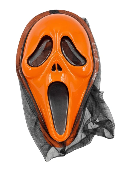 Halloween Maske Çığlık arkası tüllü Turuncu ürün görseli 1