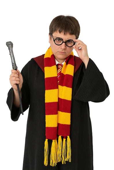 Halloween Harry Potter Sihirba Asa Gözlük Set Lüks ürün görseli 1